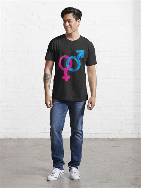 male and female gender symbol intertwined 3d t shirt for sale by jpldesigns redbubble