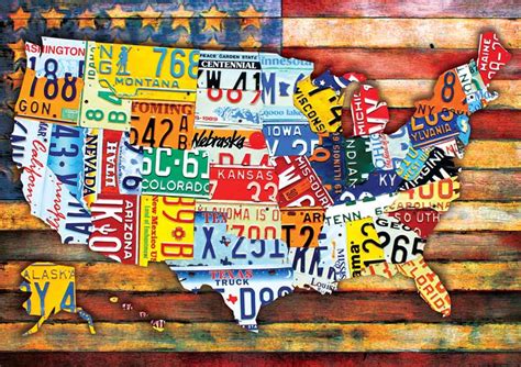 Each puzzle is made with a special 1,000 piece die in the shape of america and is entirely produced in the usa. Road Trip U.S.A., 300 Pieces, Buffalo Games | Puzzle Warehouse