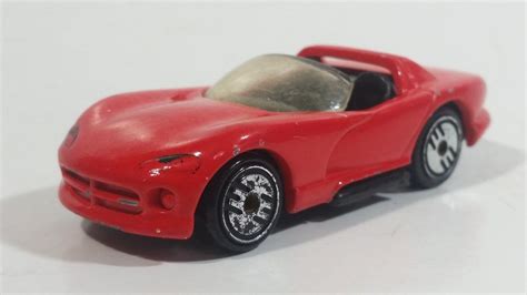 1993 Hot Wheels Dodge Viper Rt10 Red Uh Die Cast Toy Dream Sports Car