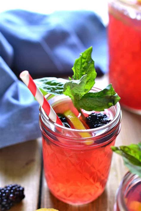 3 olives cherry vodka, lemonade, splash of cranberry juice Blackberry Basil Vodka Lemonade | Lemon Tree Dwelling
