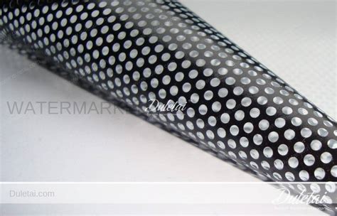 Perforated Mesh Film Printable White One Way Vision Vinyl Film One Way