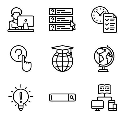 E-learning Icons - 27 free vector icons