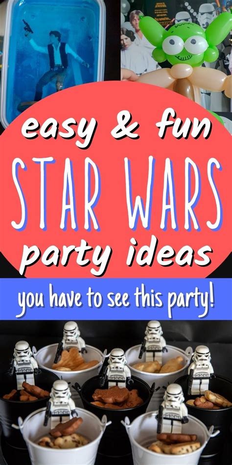 Star Wars Party Theme Ideas For 2024 Star Wars Kids Party Star Wars