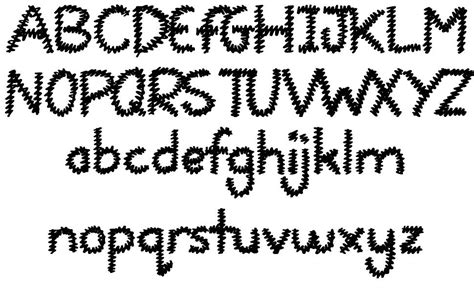 Squiggles Font By Jonathan S Harris Fontriver