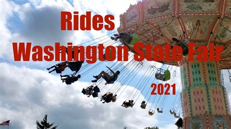 Rides Washington State Fair 2021游乐园 Youtube
