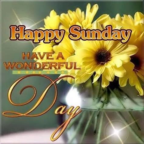 Happy Sunday Have A Wonderful Day Happy Sunday Morning Good Morning