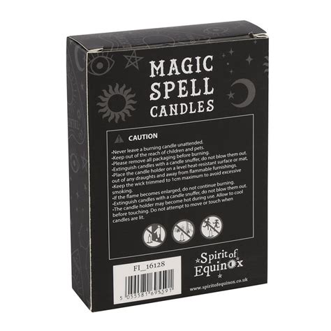 Pack Of 12 Black Protection Spell Candles Eternal Goth