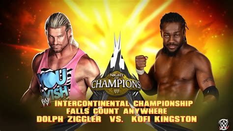 Wwe2k15 Kofi Kingston Vs Dolph Ziggler Intercontinental