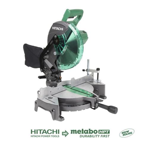 Hitachi 10 In 15 Amp Single Bevel Compound Miter Saw At