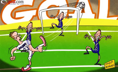 Omar Momani Cartoons Beckham Hits Back On The Pitch After His Team Gb Snub