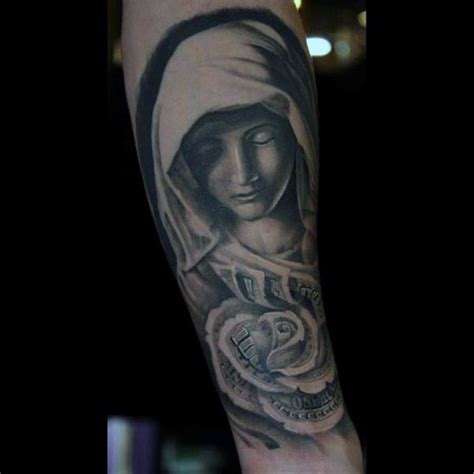 When jesus was baptized by john, according to bible, the holy spirit manifested flying above him like a dove. Holy Spirit Religious Money Rose Tattoo Forearm Sleeve ...