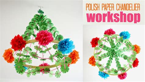 The Craft Revival Pajaki Polish Paper Chandelier Workshop