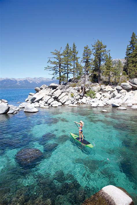 Lake Tahoe Boasts Some Of The States Best Paddleboarding Marin Magazine