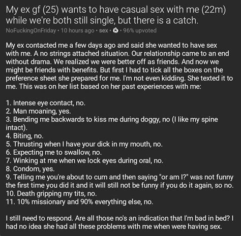 Relationshipstxt On Twitter My Ex Gf 25 Wants To Have Casual Sex