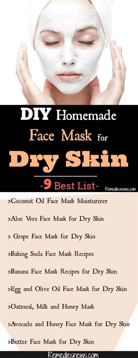 Diy Homemade Face Mask For Dry Skin 9 Best Natural Remedies