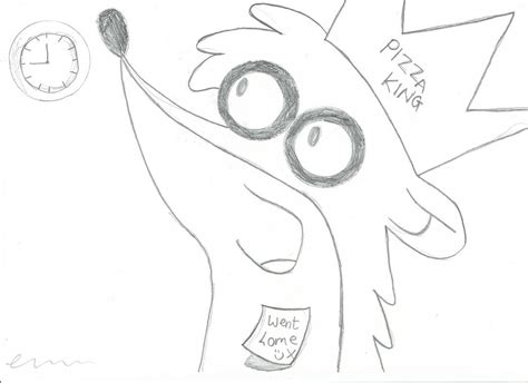 Rigby The Pizza King By Emilyrocks195 On Deviantart