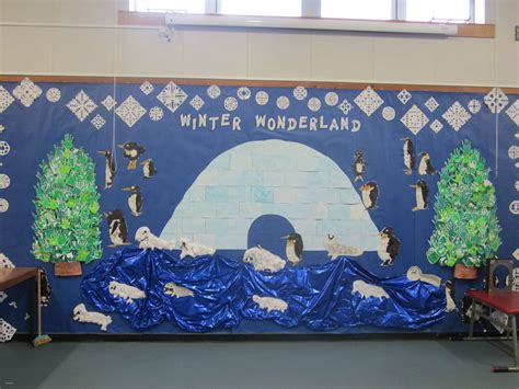 Lovely Winter Ideas For Classrooms In 2020 Winter Door Decorations