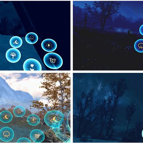 Orbs Or Controls In Nature Treks Virtual Reality Vr Environments