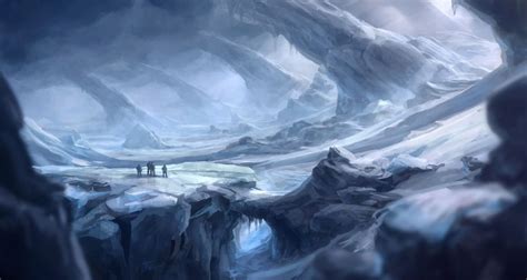 Image Result For Glacier Tundra Mountain Fantasy City Landscape