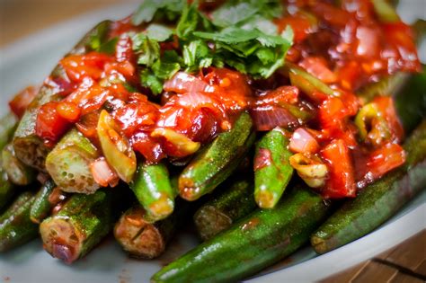 Chop ladies finger, green chilly, onion. How to Make Spicy Fried Lady's Fingers (with Pictures ...