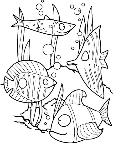 60 Desenhos de Peixes para colorir Dicas Práticas