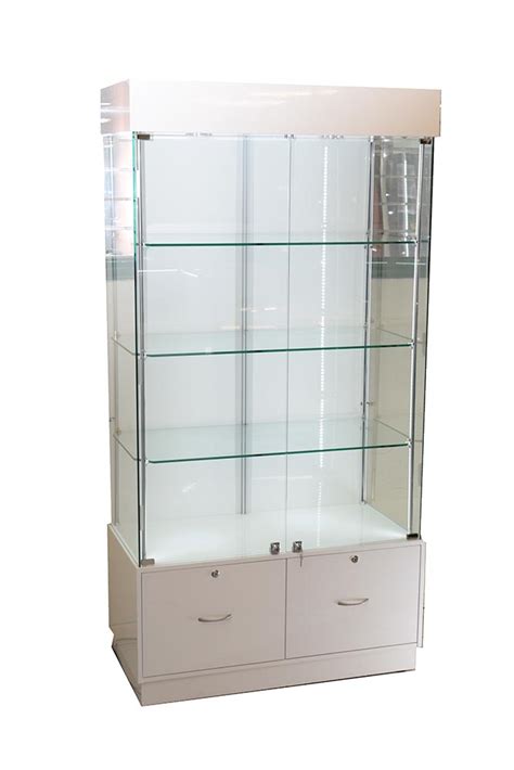 Frameless Display Glass Cabinet 1200x500x1980mm Swt Code 99964 Glass