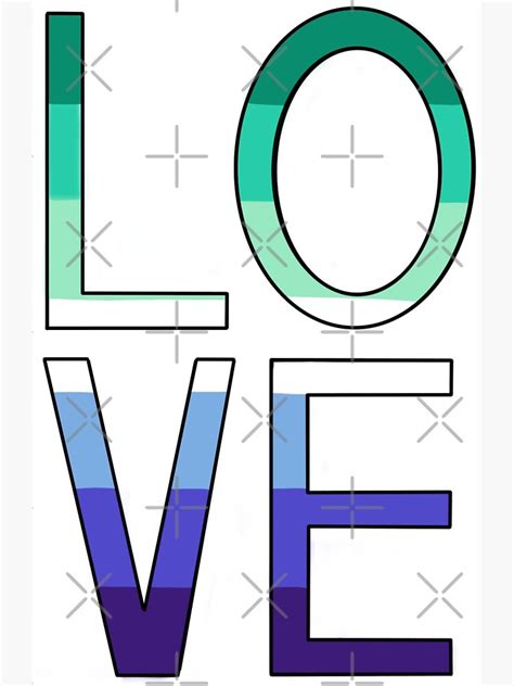 Mlm Love Pride Flag Sticker By Louiseheydon Redbubble