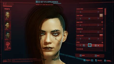 Female V Preset Cyberpunk 2077 Mod