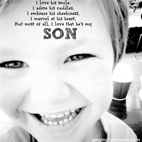 To My Special Son Quotes Quotesgram