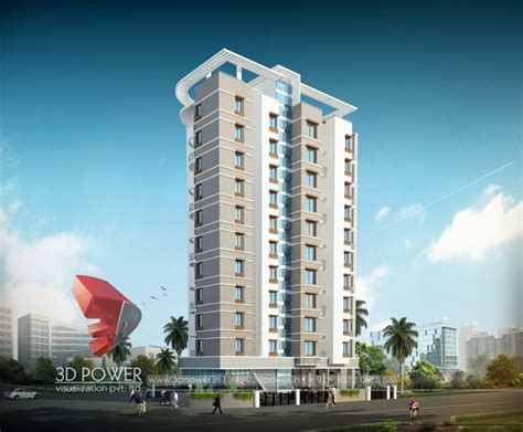 Architectural Rendering Apartment Thane 3d Power