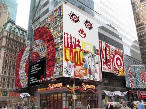 Target Pays Tribute To Nyc In Times Square Billboards Billboard Old Ads Marketing Method