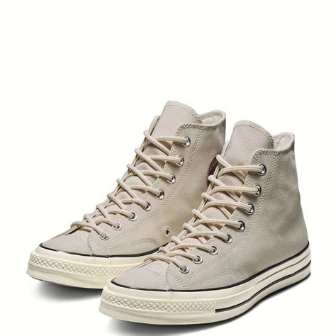 Converse Chuck 70 Suede High Top Natural Ivoryblackegret Natural Ivoryblackegret Converse