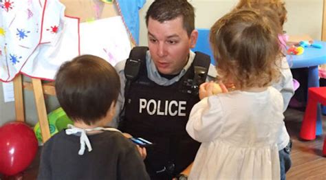 Police Officers Babysit At Local Daycare After Provider Has Medical Emergency