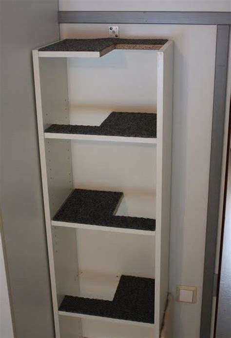 cat tower made from a bookshelf--don't ever plan on having ...