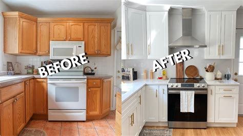 extreme small kitchen renovation youtube