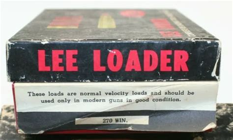 Vintage Lee Loader Win Complete Reloading Tool Set Picclick