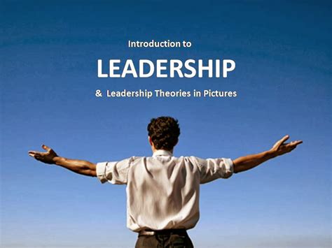 Ppt Slides Introduction To Leadership And Theory In Pictures Ppt Slide