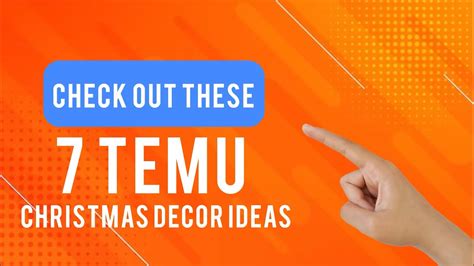 My 7 Temu Christmas Decor Ideas Youtube