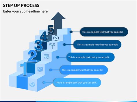 Step Up Process Powerpoint Template Ppt Slides Sketchbubble