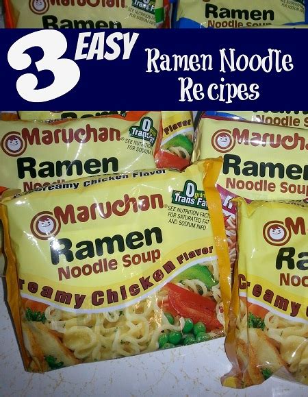 Not only are they quick and easy to prepare but they are sure to please the palate of even your picky eaters. 3 Easy Ramen Noodle Recipes - BargainBriana