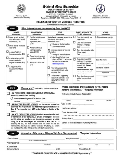 Nh Dmv Forms Fill Out And Sign Online Dochub