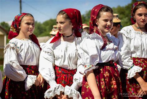 Romanian Blouses And Costumes From Sibiu Transylvania