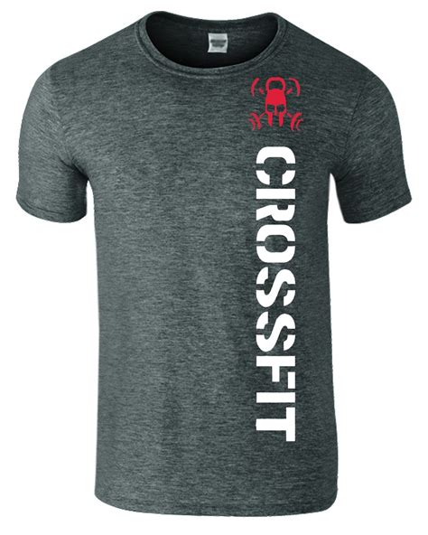 Gym Crossfit New Mens T Shirt Wod Functional Training Sport Workout Top