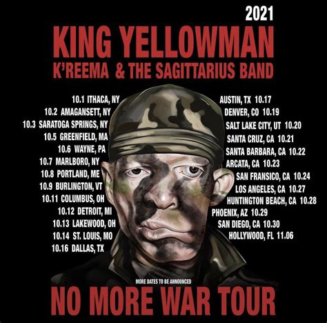 King Yellowman No More War Tour Denver Co October 19 202