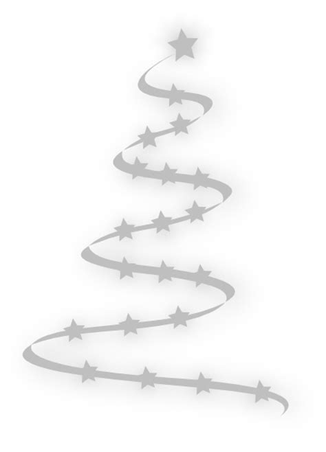 Silverchristmas Tree Clip Art At Vector Clip Art Online