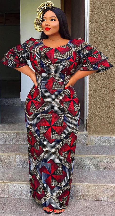African Print Long Dress African Fashion Ankara Kitenge African