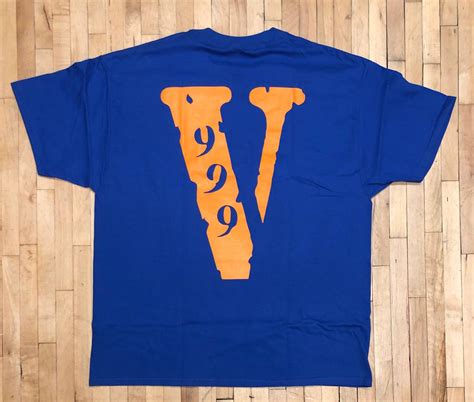 Vlone Juice Wrld X Vlone 999 Club Lnd Blue T Shirt Grailed