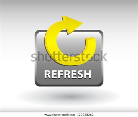 Refresh Button Refresh Icon Stock Vector Royalty Free 122268262