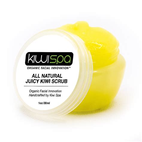 All Natural Juicy Kiwi Scrub All Natural Skin Care Natural Skin Care