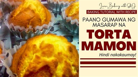 How To Make Torta Mamon Paano Gumawa Ng Torta Mamon Torta Mamon